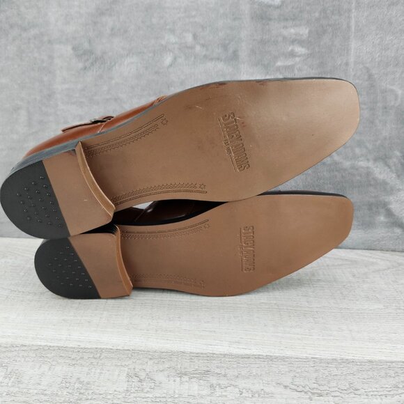 Stacey Adams Men Size 12M (EU45) Calderon Cognac  NIB main image 13